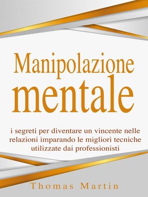 cover image of Manipolazione mentale